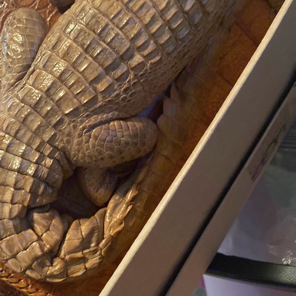 perfect⭐️ VTG condition purse with many compartments, real alligator purse AS IS - Picture 11 of 12